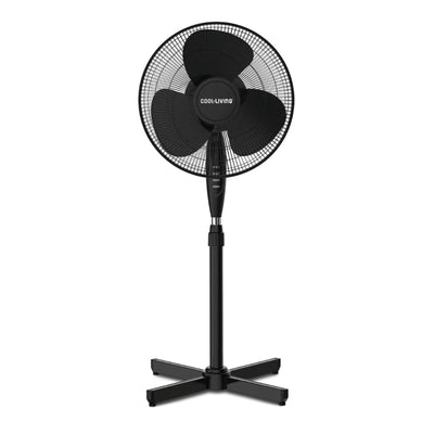 Cool-Living 16" Electric Oscillating Pedestal Fan w/3 Speed Options (Open Box) - VMInnovations