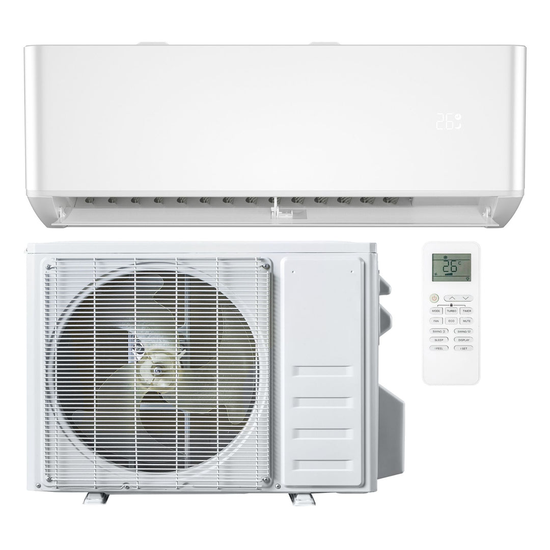 Cool-Living 11000 BTU Mini Split Air Conditioner with Remote, 550 sq ft, White
