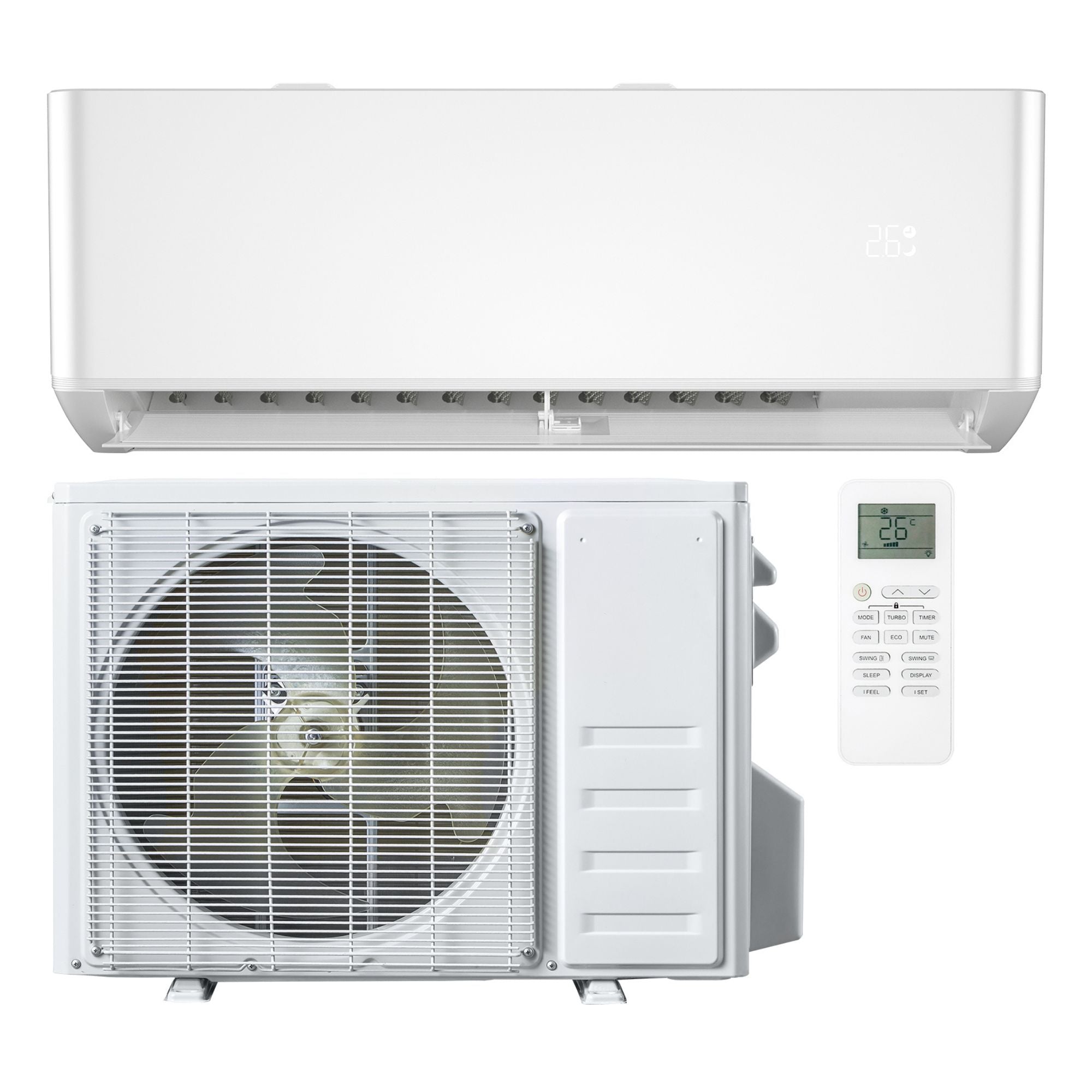 Cool-Living 11000 BTU Mini Split Air Conditioner with WiFi & Remote, 550 sq ft