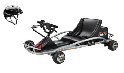 Razor Ground Force Electric Go-Kart Car/Cart & Youth Helmet (Black)