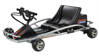 Razor Ground Force Electric Go-Kart Car/Cart & Youth Helmet (Black)