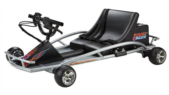 Razor Ground Force Electric Go-Kart Car/Cart & Youth Helmet (Black)