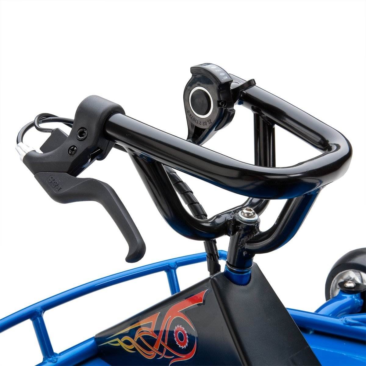 Razor Ground Force Drifter Electric Go-Kart & Youth Helmet (Black)
