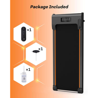 YRUN Walking Pad Under Desk Treadmill, Portable Exercise Machine w/ Remote(Used) - VMInnovations