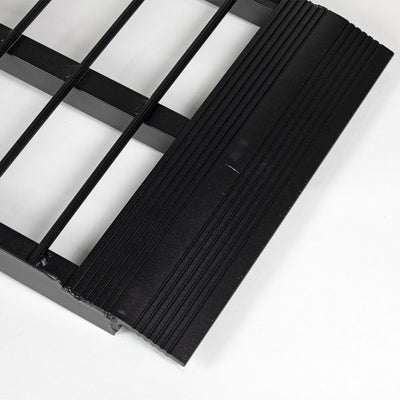 Titan Ramps 10' Folding Motorcycle Loading Ramp Arched Aluminum Design, Black