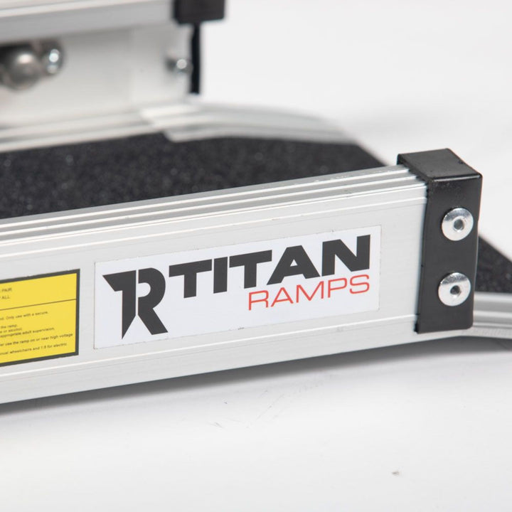 Titan Ramps 4' to 7' Telescoping Aluminum Wheelchair Ramp with 600 lb. Capacity