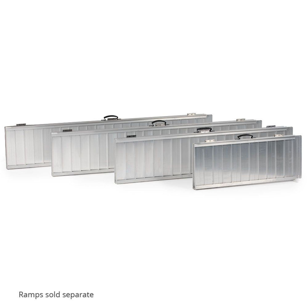 Titan Ramps 3 Foot Single-Fold Aluminum Ramp, 600 pound Capacity(Open Box)