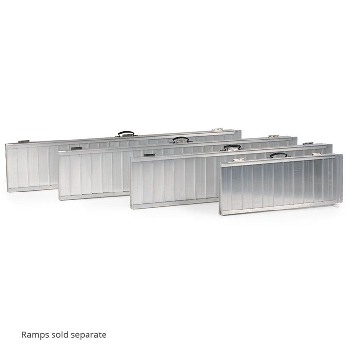 Titan Ramps 3 Foot Single-Fold Aluminum Ramp, 600 pound Capacity(Open Box)