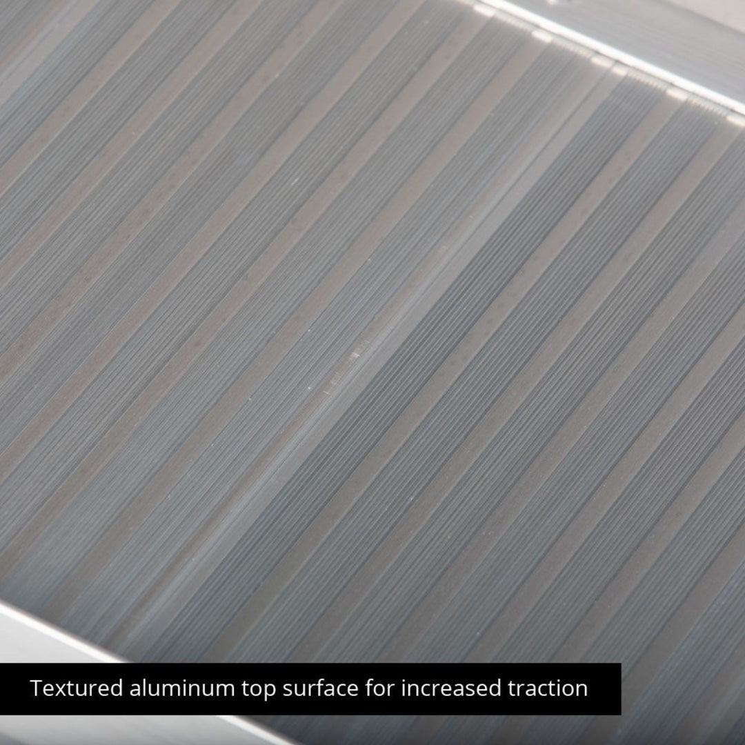 Titan Ramps 4 Foot Single-Fold Aluminum Wheelchair Ramp,600lb Capacity(Open Box)