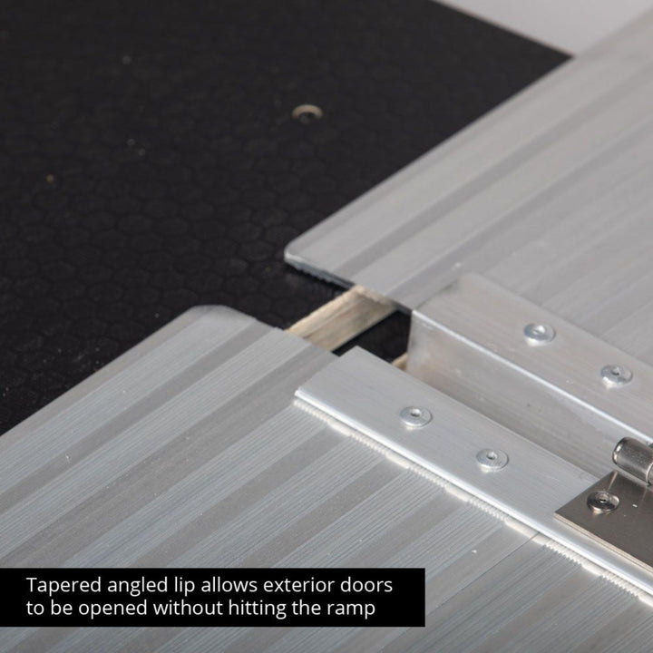 Titan Ramps 4ft Single-Fold Aluminum Wheelchair Ramp, 600 Pound Capacity (Used)