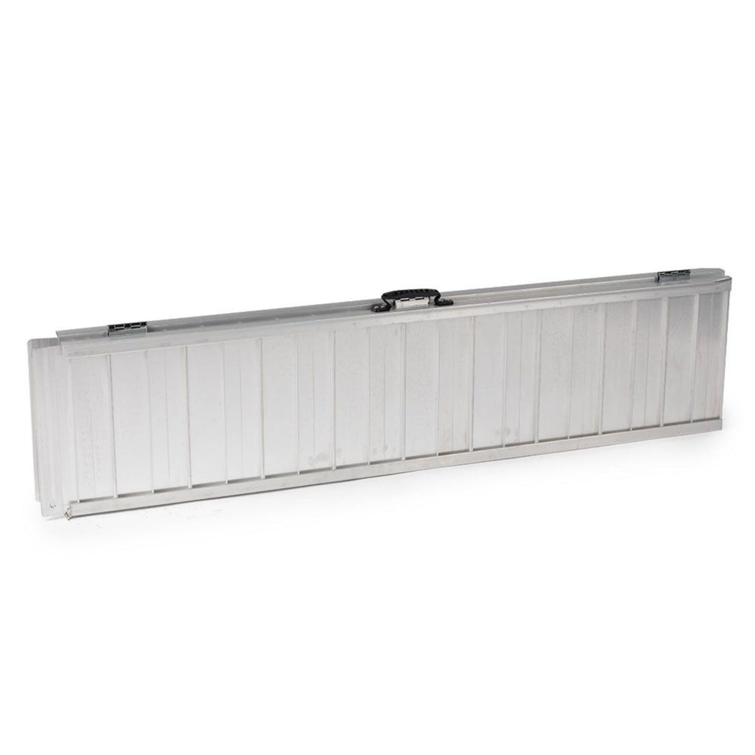 Titan Ramps 4ft Single-Fold Aluminum Wheelchair Ramp, 600 Pound Capacity (Used)