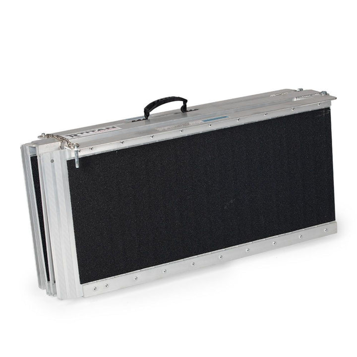 Titan Ramps 5 Foot Multi-Fold Grip Aluminum Wheelchair Ramp, 600 lb (Open Box) - VMInnovations