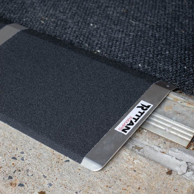 Titan Ramps 8 In Aluminum Threshold Ramp for Doorways, or Raised Landings (Used)