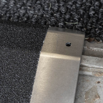 Titan Ramps 10 Inch Aluminum Threshold Ramp for Doorways (Open Box) - VMInnovations