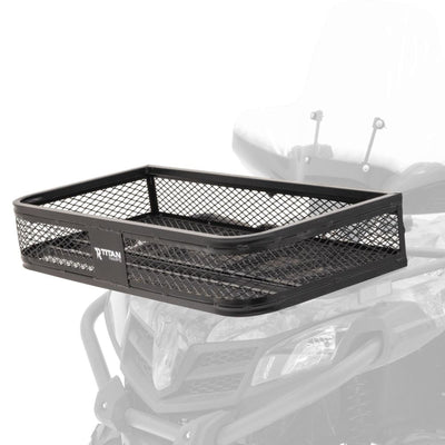 Titan Ramps Universal ATV/UTV Front Cargo Basket Rack with 100lbs Capacity(Used) - VMInnovations