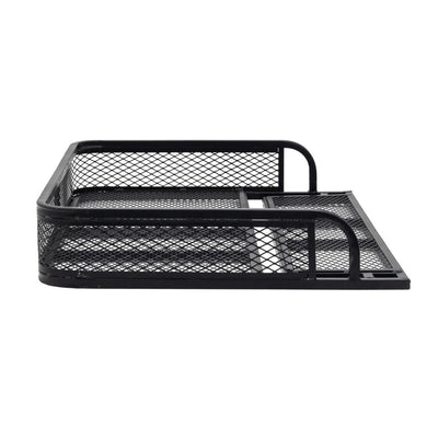 Titan Ramps Universal ATV/UTV Steel Rear Cargo Basket Rack, Up to 100 lb, Black