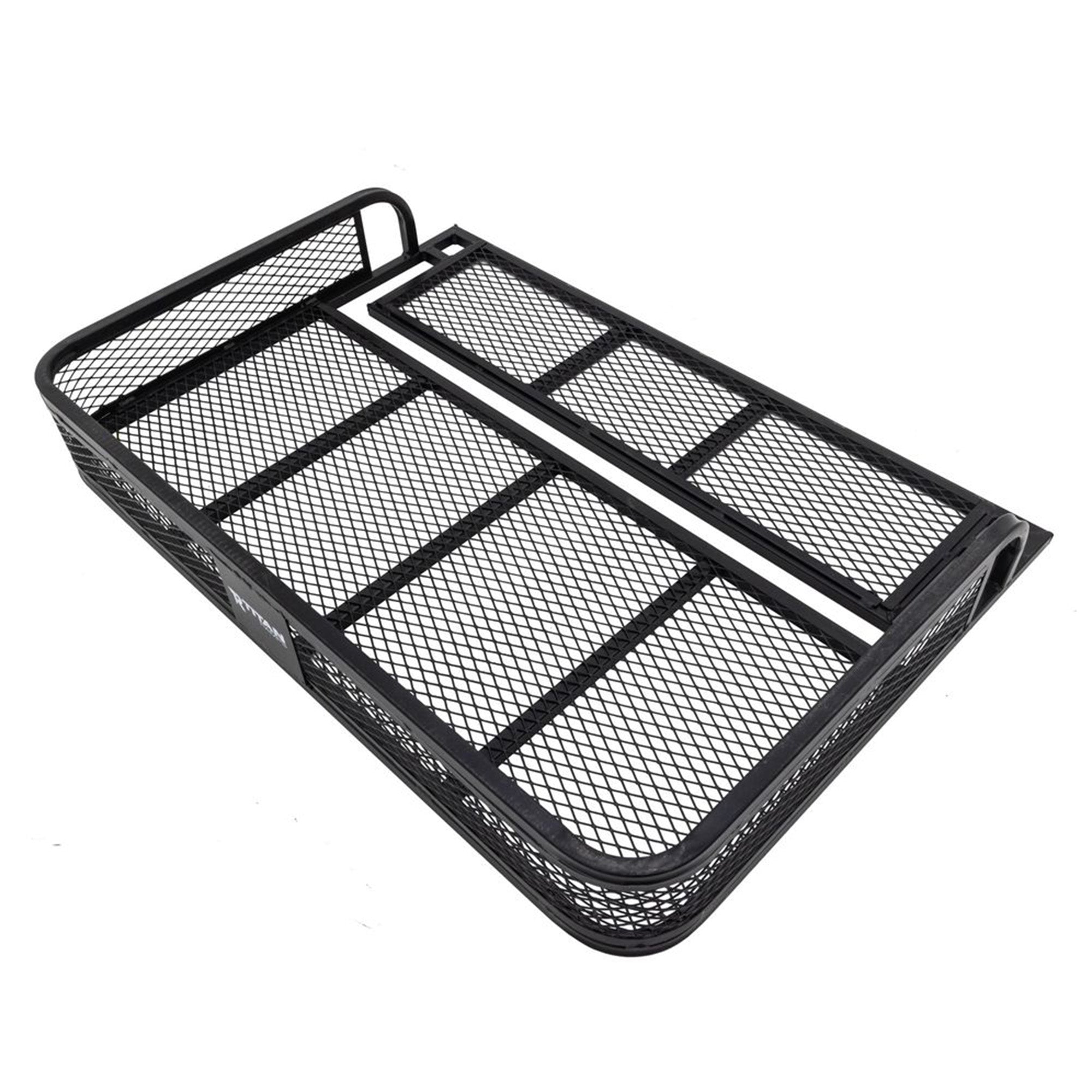 Titan Ramps Universal ATV/UTV Steel Rear Cargo Basket Rack, Up to 100 lb, Black (Used)