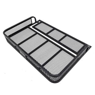 Titan Ramps Universal ATV/UTV Steel Rear Cargo Basket Rack, Up to 100 lb, Black (Used)