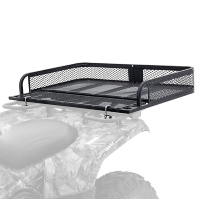Titan Ramps Universal ATV/UTV Steel Rear Cargo Basket Rack, Up to 100 lb, Black (Used)