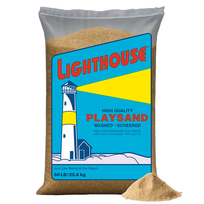 US Silica 63 Pack Lighthouse Comfortable Play Sand for Sand Tables, Beige, 50 Lb - VMInnovations