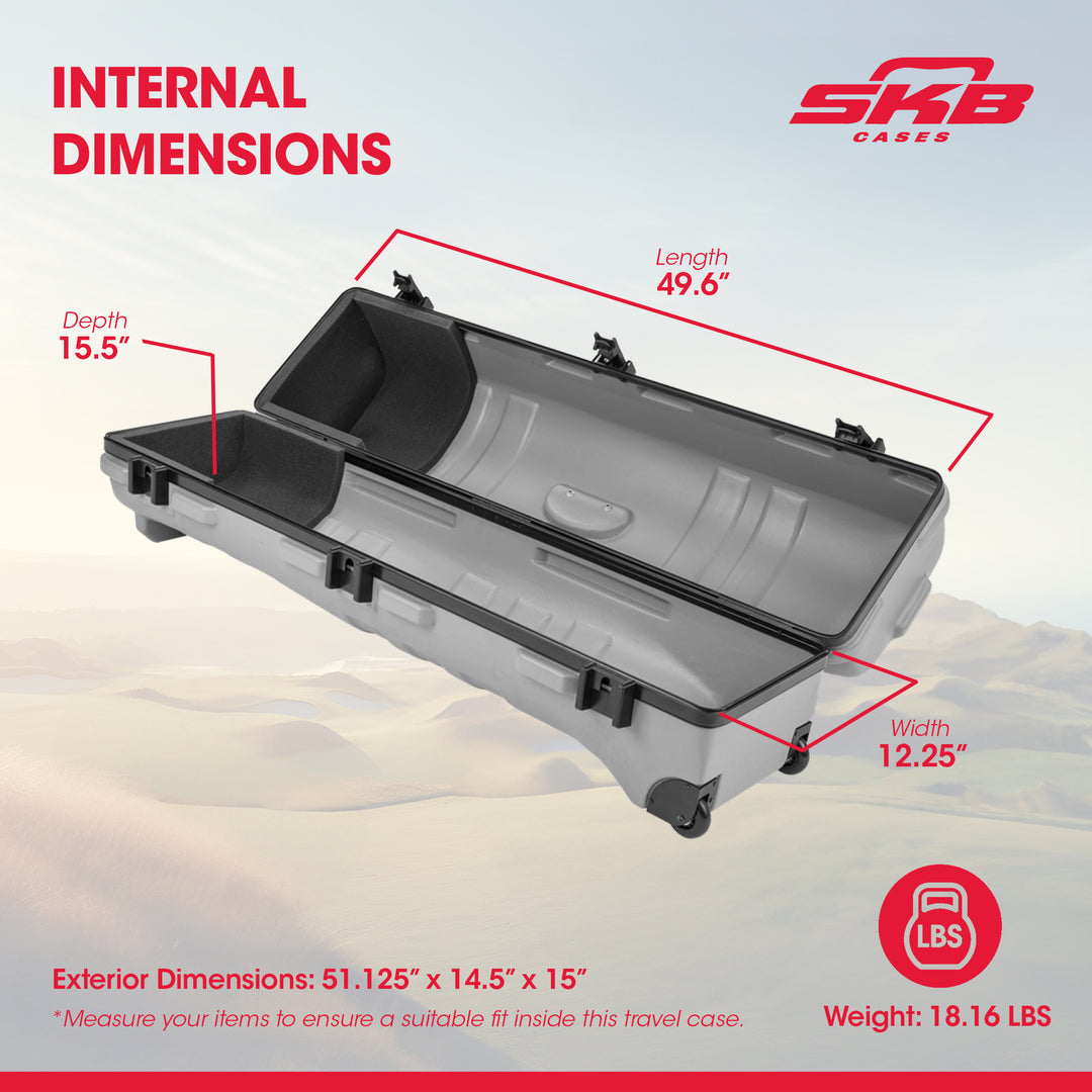 SKB Cases ATA Staff Pro XL Hard Plastic Storage Wheeled Golf Case (Open Box)