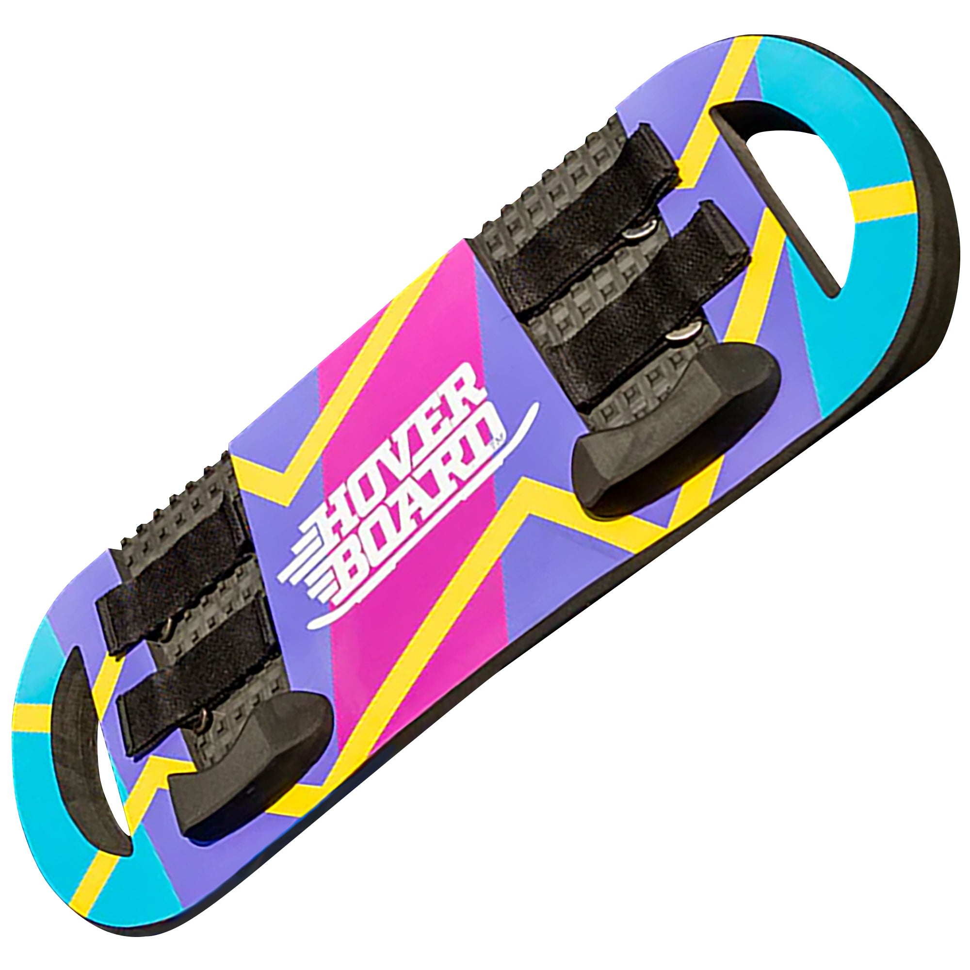 SpaceJump HoverBoard Foam Trampoline Attachment Trick Board, Straps, Multicolor - VMInnovations