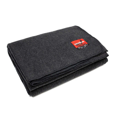 Swiss Link Surplus 64 x 90 Inch Classic Wool Blanket, Charcoal Gray (Open Box)