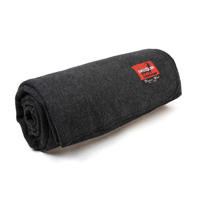 Swiss Link Surplus 64 x 90 Inch Classic Wool Blanket, Charcoal Gray (Open Box)