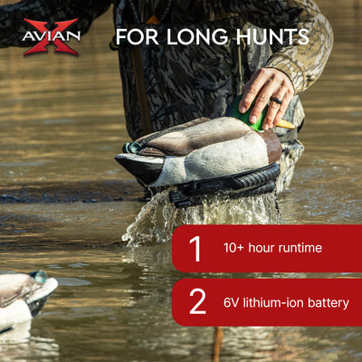 Avian X Power Swimmer Mallard Drake Motion Duck Decoy w/ Battery (Open Box)