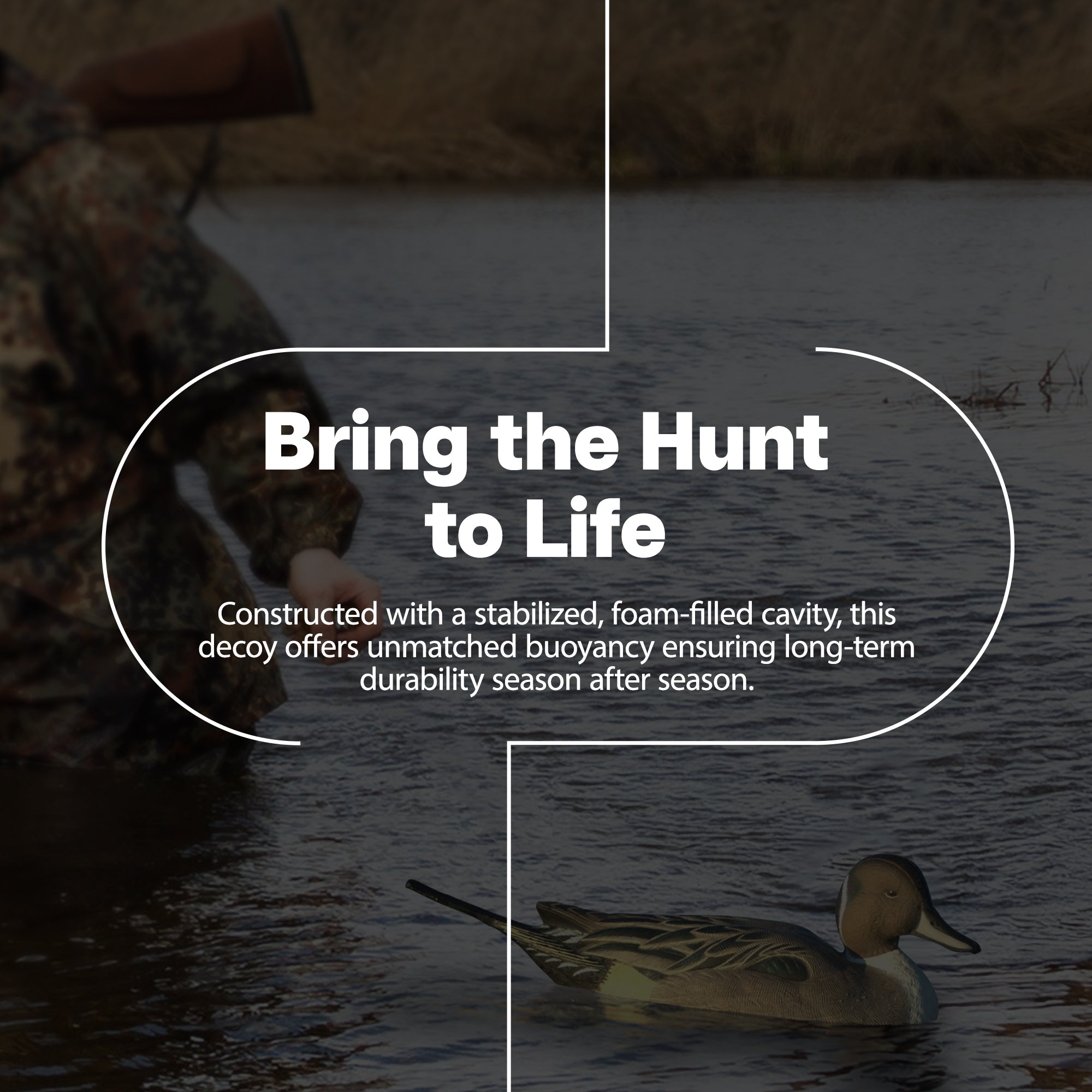 Avian X Power Swimmer Pintail Drake Motion Duck Decoy w/10+hr Battery (Open Box) - VMInnovations