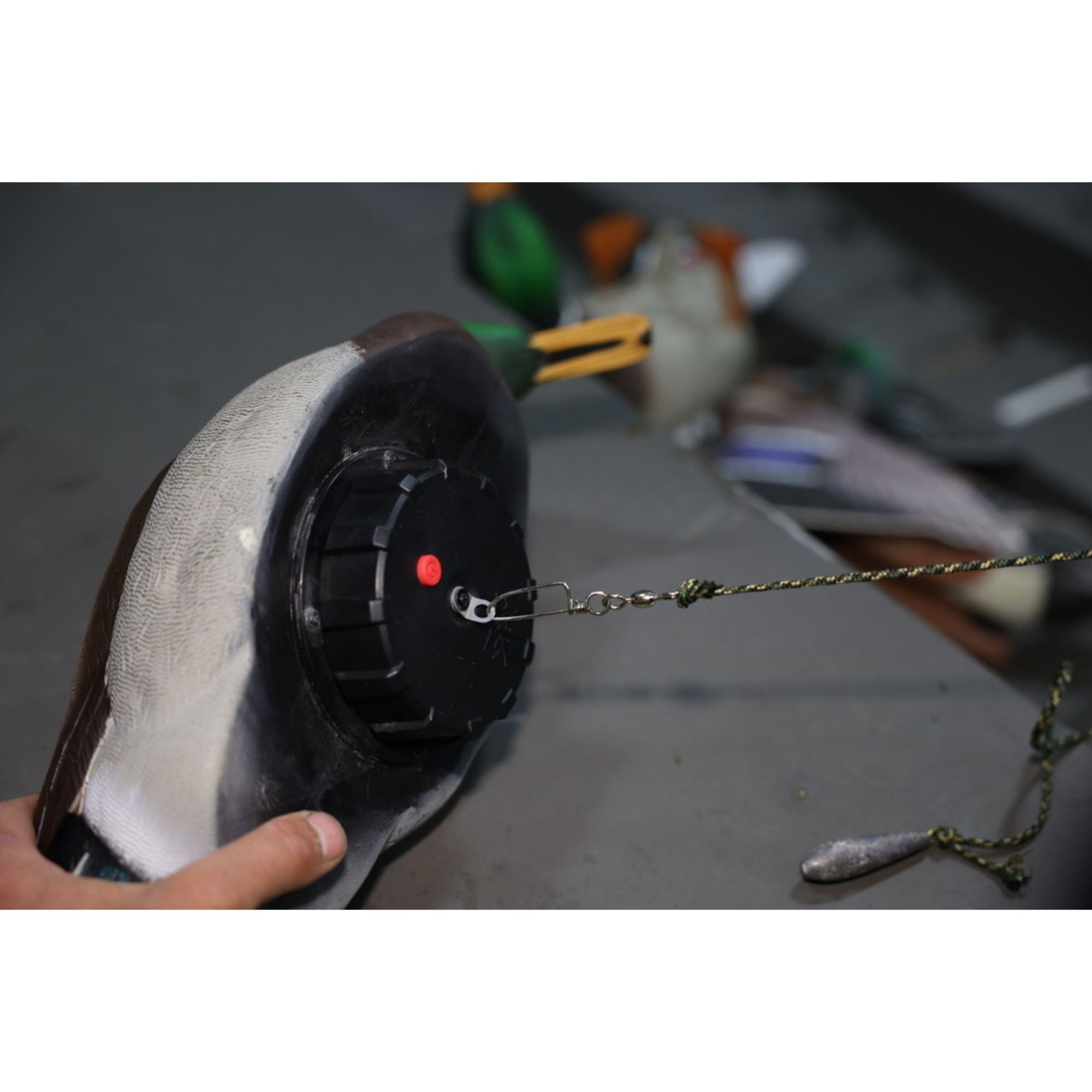 Avian-X Power Shaker Black Duck Motion Hunting Decoy Floating Surface Feeder - VMInnovations