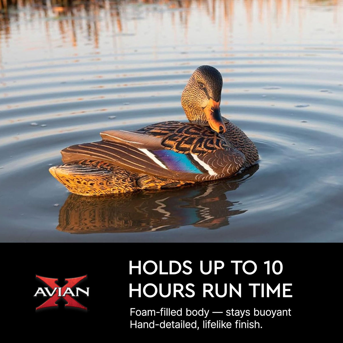 Avian X Power Shaker Motion Mallard Hen Preener Decoy, Mimic Realistic Motion