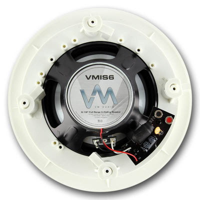 2) VM AUDIO 6.5" 350 Watt 2 Way In Ceiling/Wall Surround Home Speakers(Open Box)