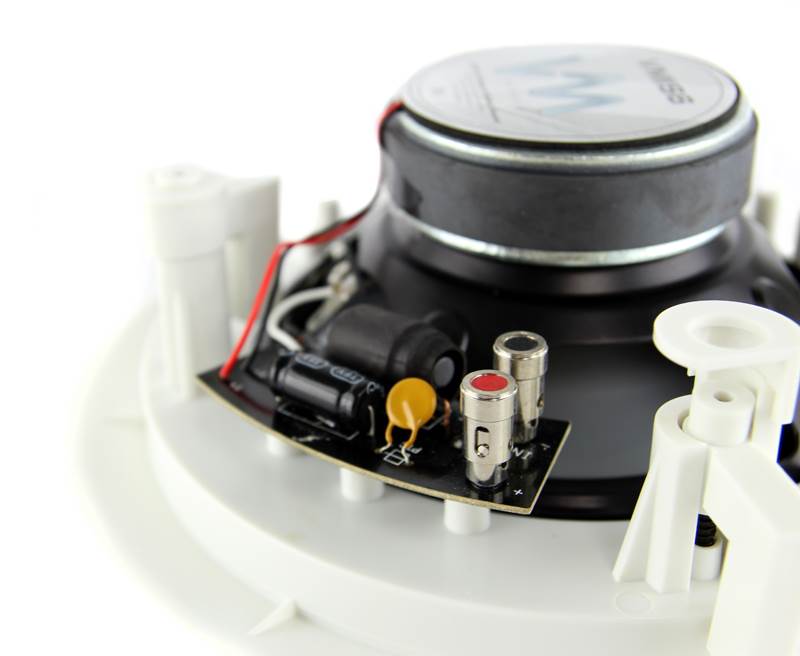 2) VM AUDIO 6.5" 350 Watt 2 Way In Ceiling/Wall Surround Home Speakers(Open Box)