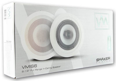 2) VM AUDIO 6.5" 350 Watt 2 Way In Ceiling/Wall Surround Home Speakers(Open Box)