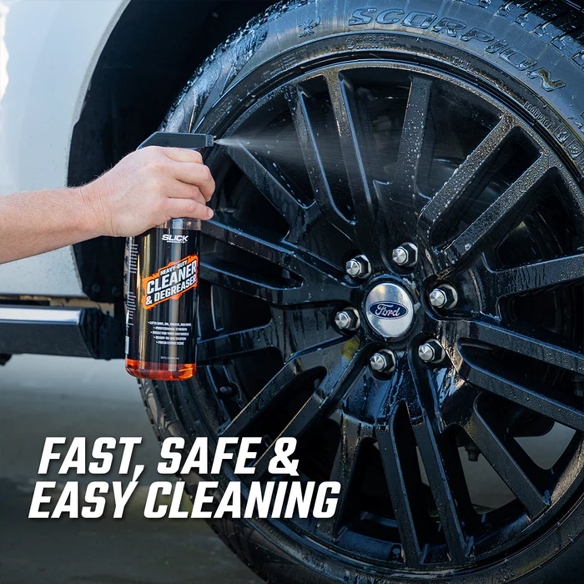 Slick Products 15-Piece Ultimate Car Wash and Detailing Kit, Towel & Scrub Brush - VMInnovations