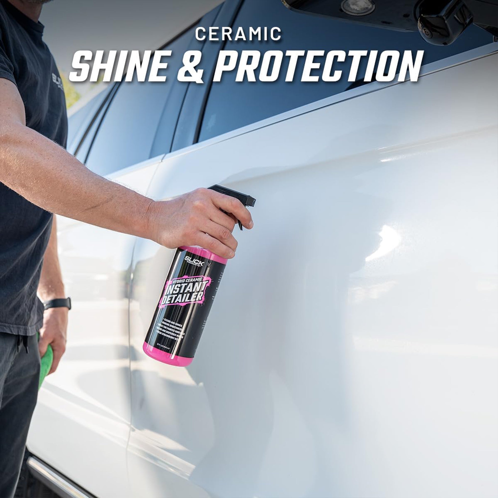 Slick Products 13-Piece Car Wash Cleaning and Detailing Kit, Towel & Scrub Brush - VMInnovations