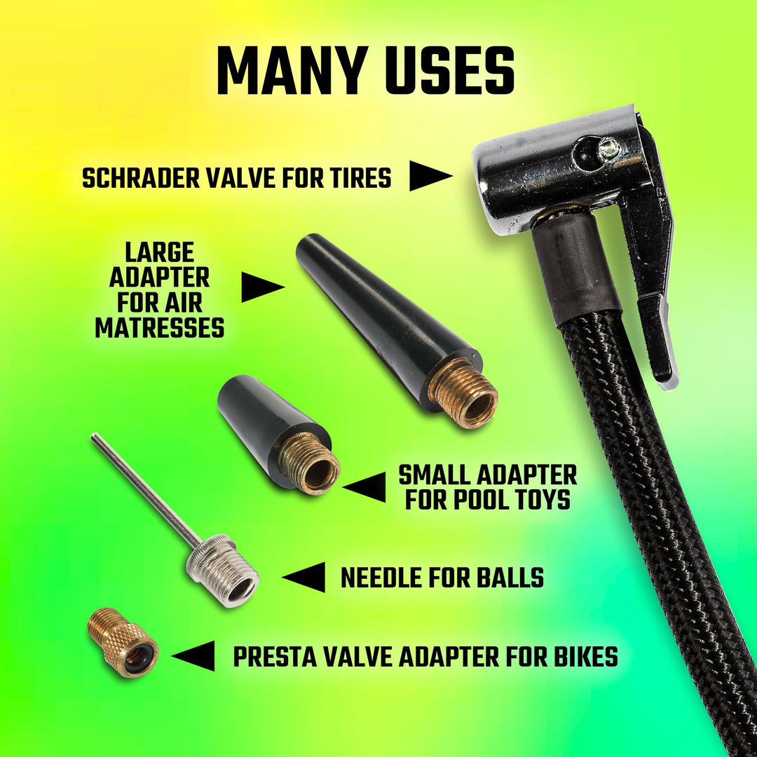 Slick Products Cordless Digital Air Inflator, Portable Tire Pump and Power Bank