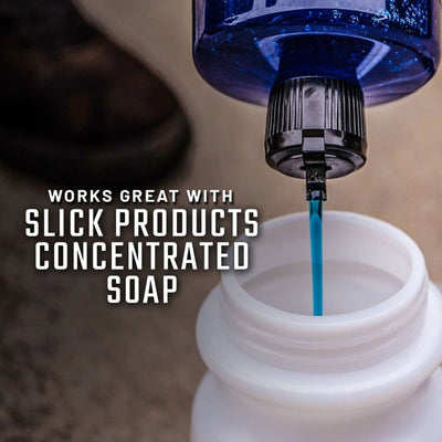 Slick Products 64 Ounce Wash & Wax Foam Sprayer Gun Concentrated Cleaner Bundle - VMInnovations