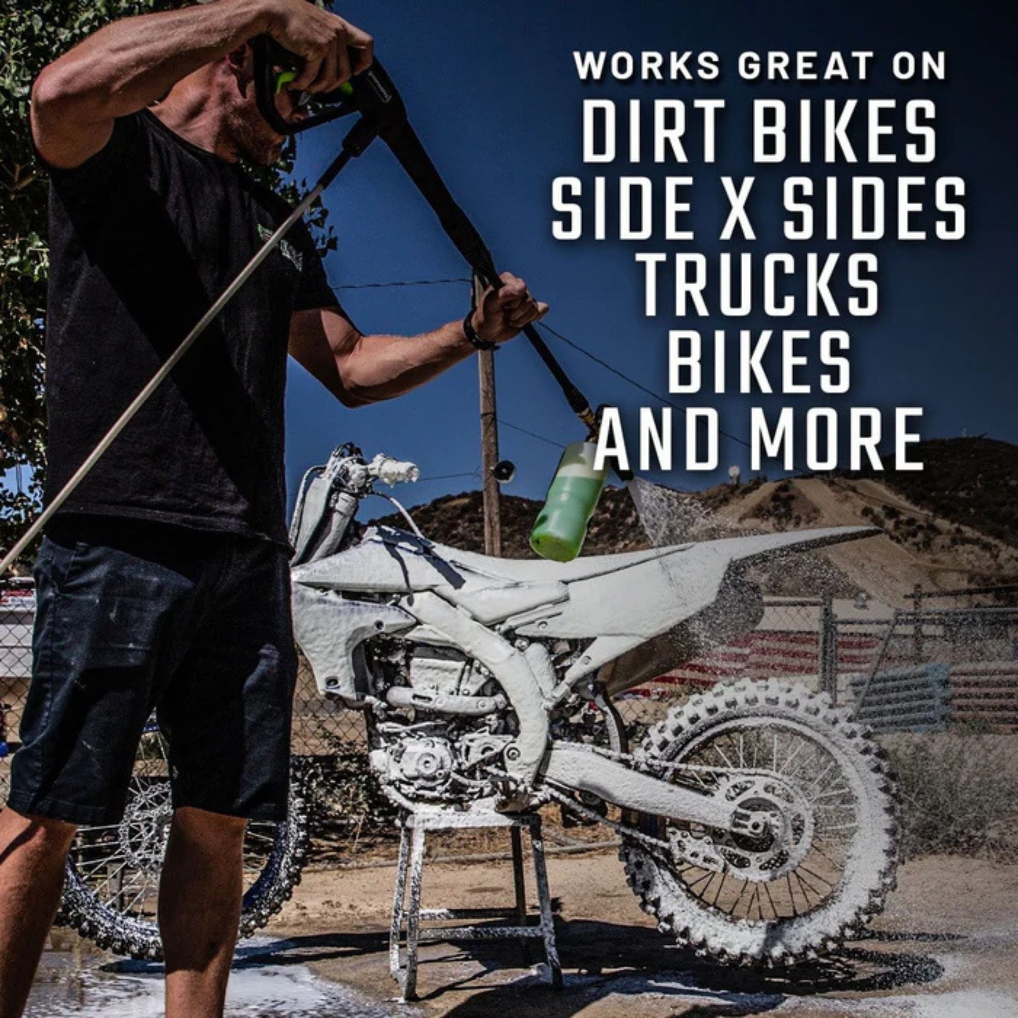 Slick Products 64 Ounce Off Road Foam Sprayer Cannon Concentrated Cleaner Bundle - VMInnovations
