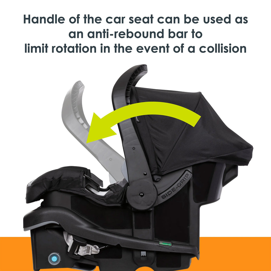 Baby Trend Morph Single to Double Modular Travel System and Car Seat, Dash Black