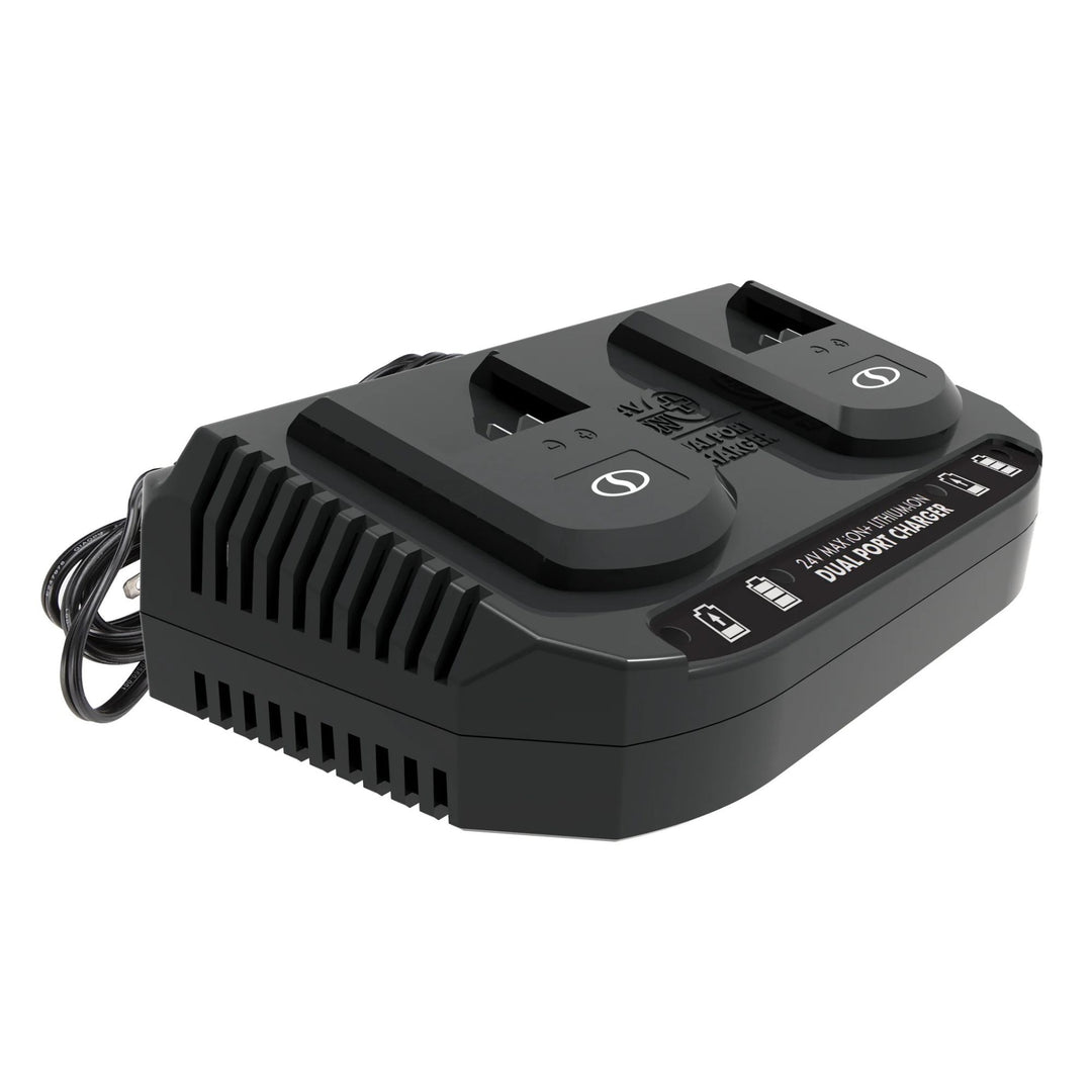 Snow Joe 24 Volt IONMAX Dual Port Quick Charge Docking Station Charger(Open Box)