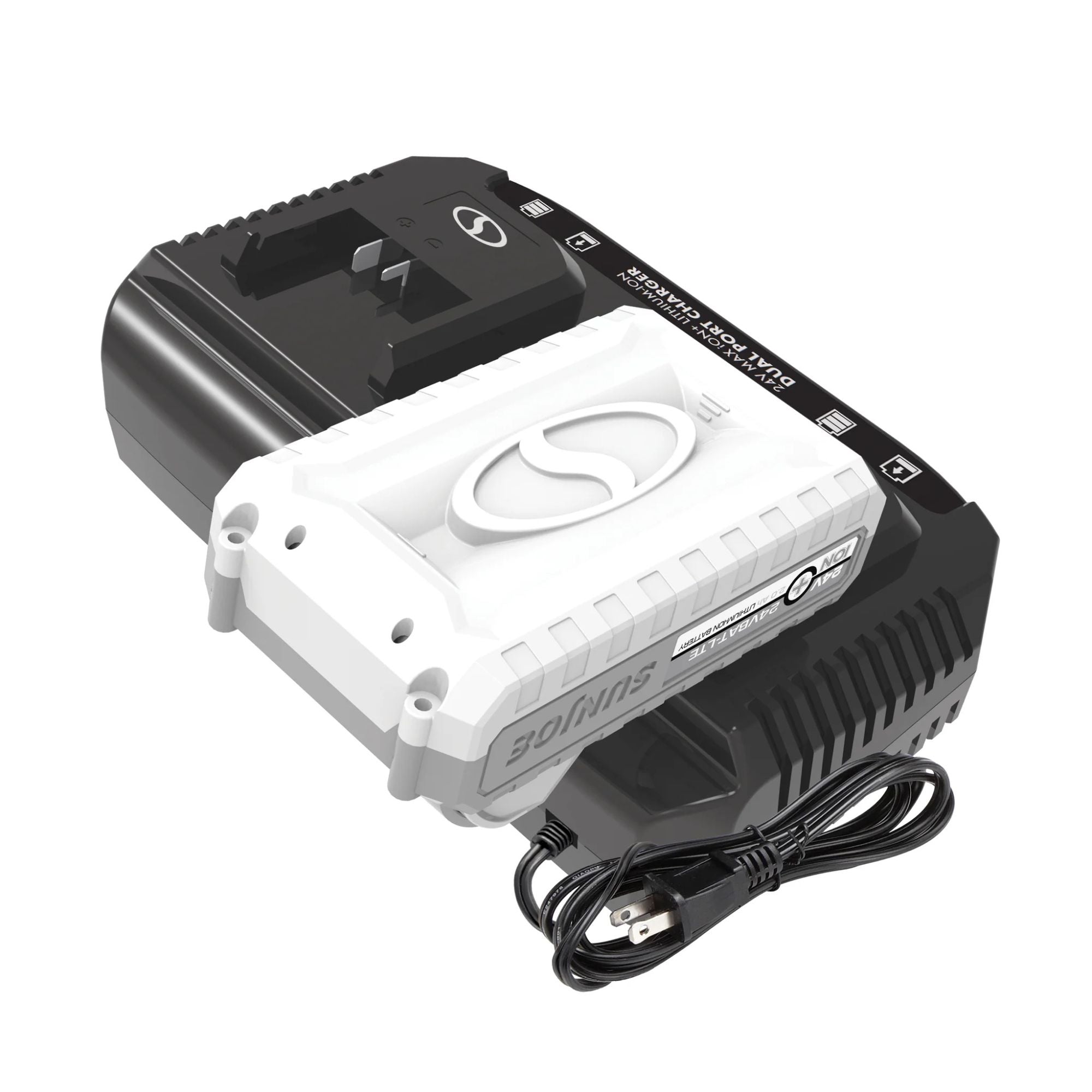 Snow Joe 24V IONMAX Dual Port Quick Charge Docking Station Charger (Used)