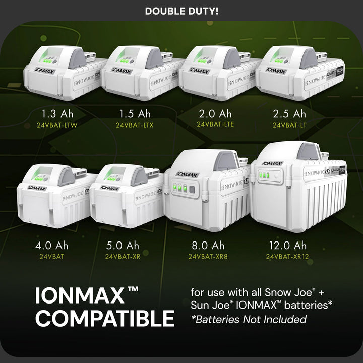 Snow Joe 24 Volt IONMAX Dual Port Quick Charge Docking Station Charger(Open Box)