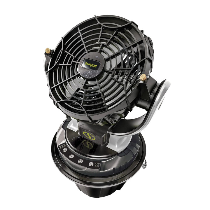 Sun Joe 24V IONMAX Cordless Misting Fan w/ 6 Gal Portable Bucket (Open Box)