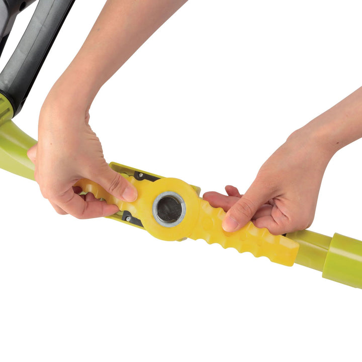 Sun Joe 10” Stringless Lawn Trimmer Charger SharperBlade, Green (For Parts)