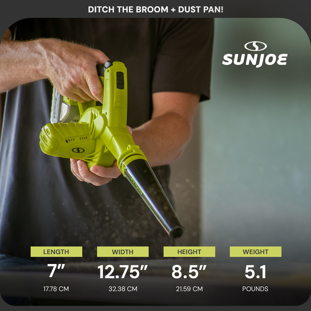 Sun Joe 24V IONMAX Work Shop Blower and Vacuum Battery Charger, 24V-WSB-LTE