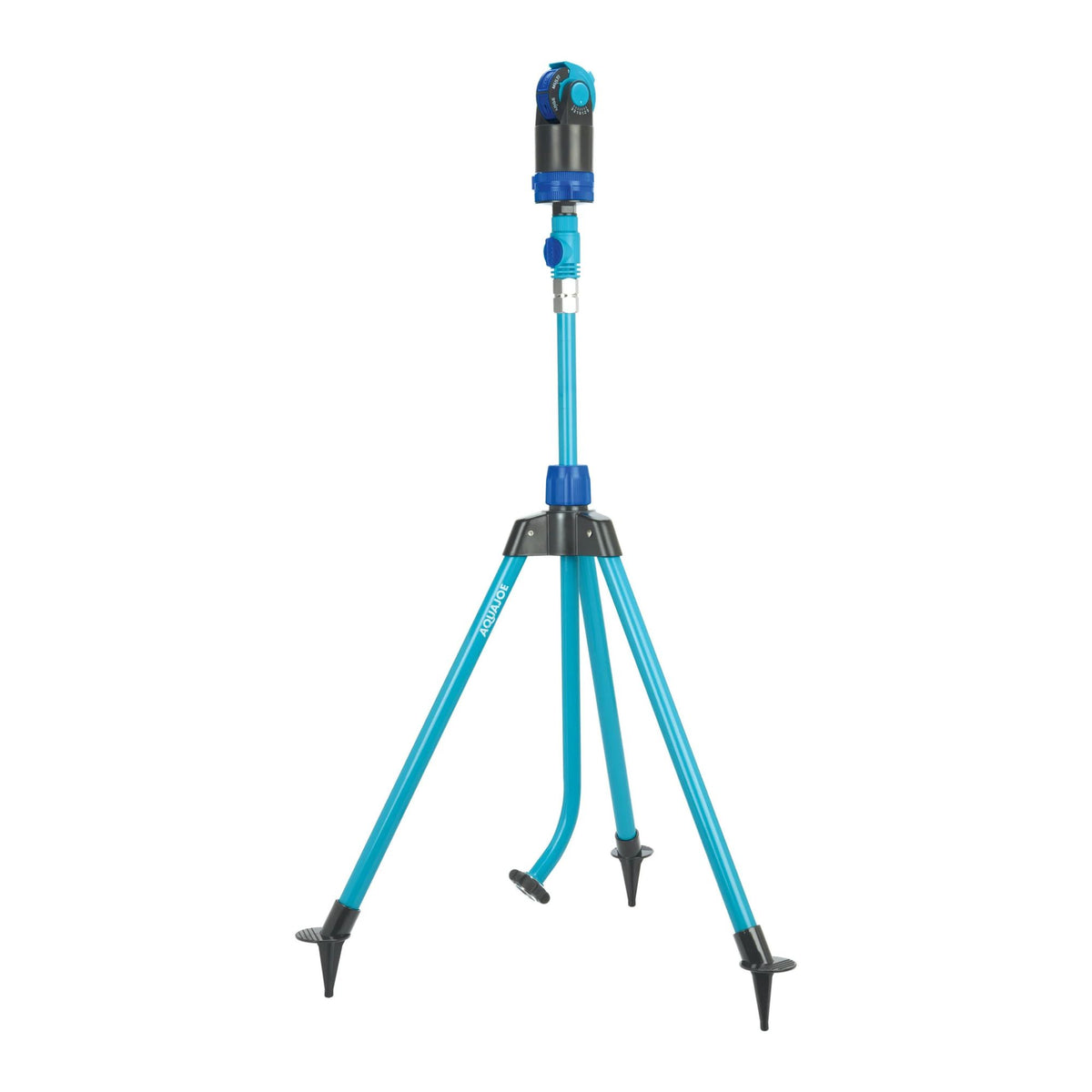 Aqua Joe Telescoping Sprinkler and Mister with Metal Tripod Base and Flow Valve