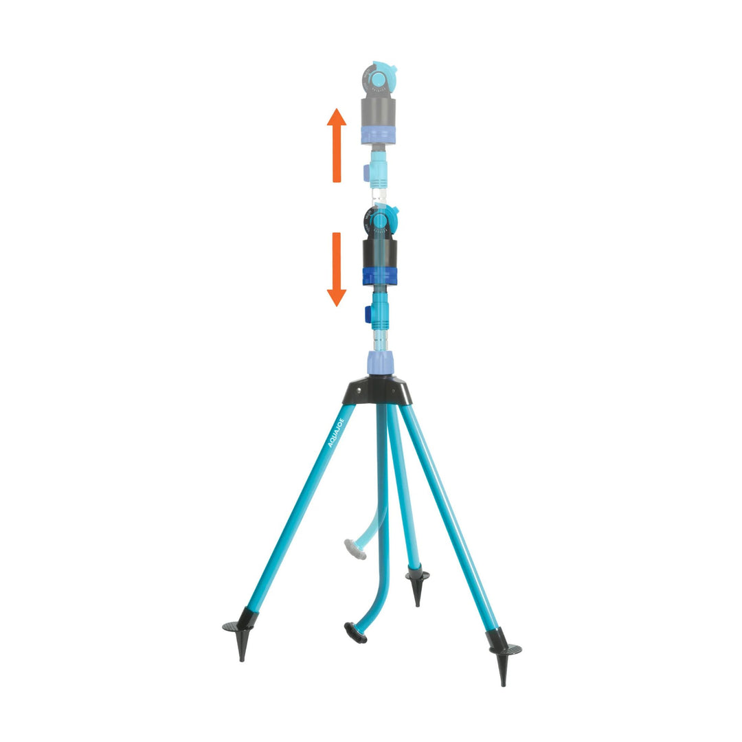 Aqua Joe Telescoping Sprinkler and Mister with Metal Tripod Base (Open Box)