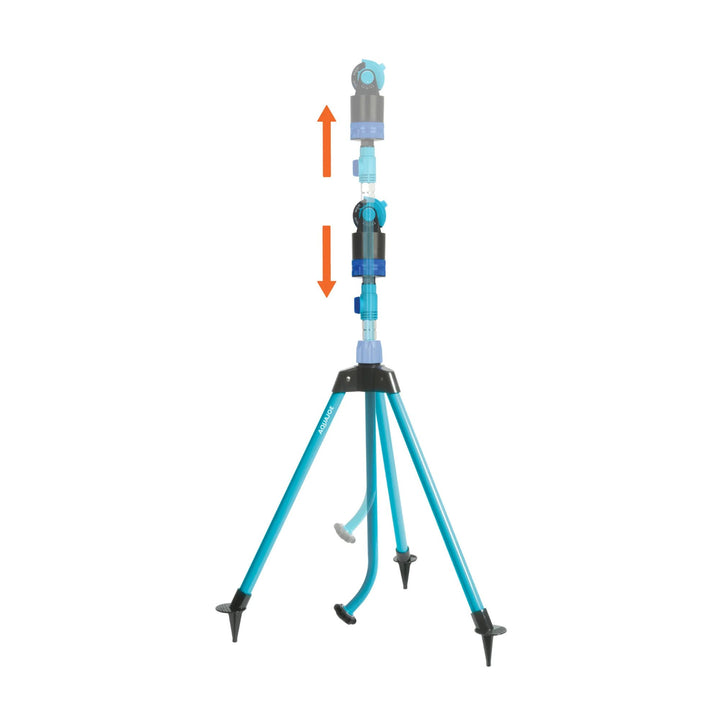 Aqua Joe Telescoping Sprinkler and Mister with Metal Tripod Base (Open Box)